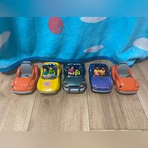 Colorful Toy Car Set for Kids chevron Disneyland